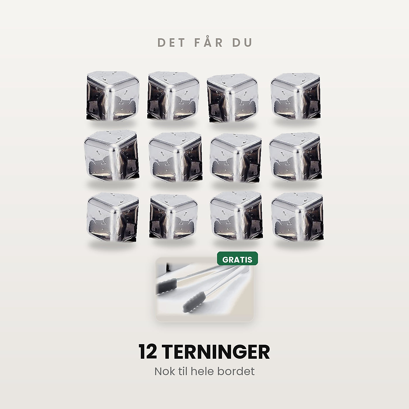 12 blokjes met gratis tang