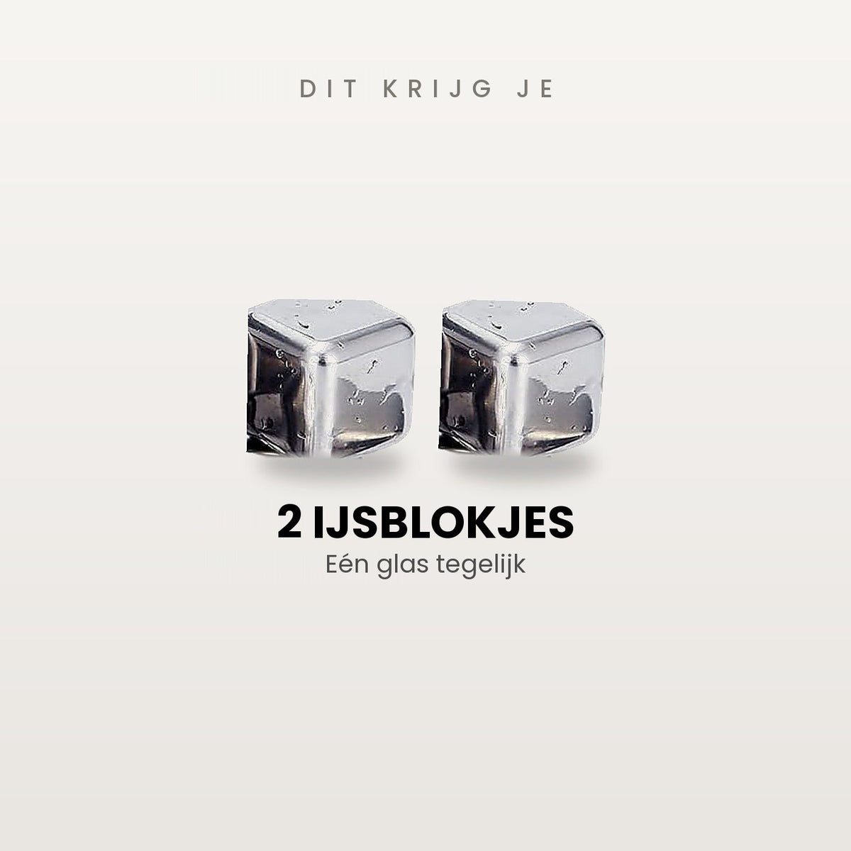 Stalen IJsblokjes